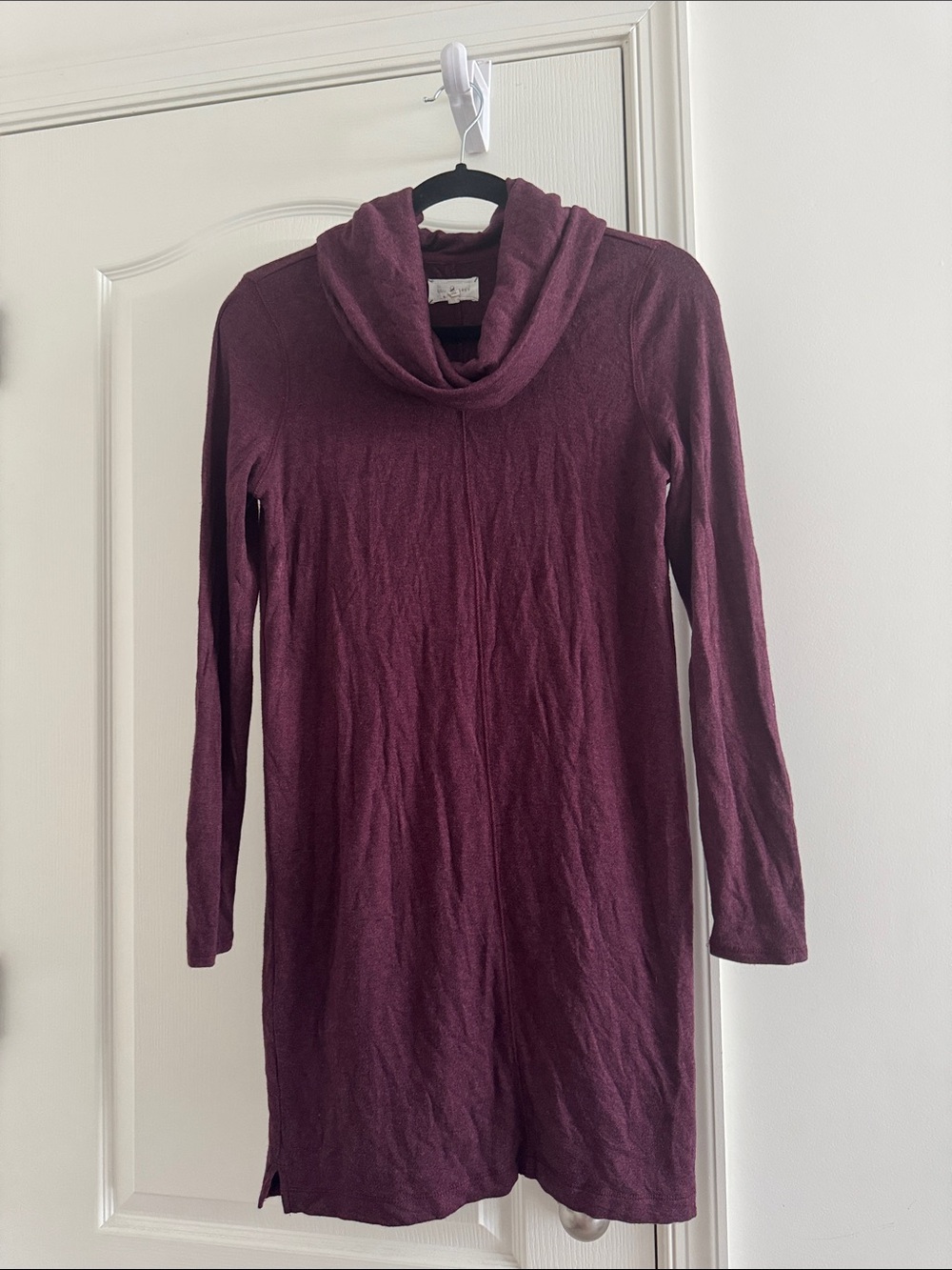 LOFT Cowl Neck Long-sleeve Dress